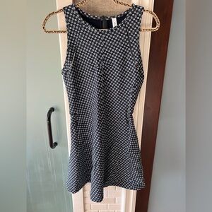 Lululemon Athletica Black and White Mini Dress